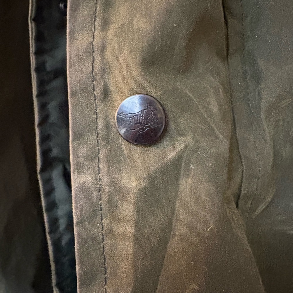 Burberry Waxed Long Barn Jacket L/XL - Picture 8 of 15